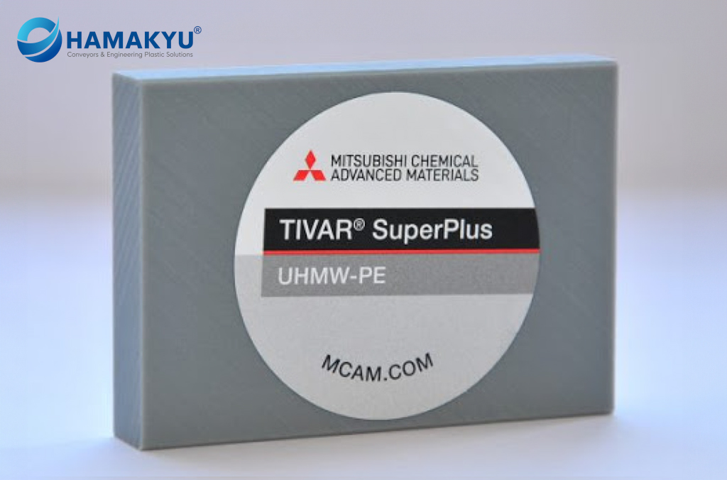 [132014859] Tấm nhựa màu xám TIVAR® SuperPlus UHMW-PE kích thước 15x1010x2020mm, xuất xứ: MCAM/Đức (Kích thước đặt hàng, 15x1010x2020mm)